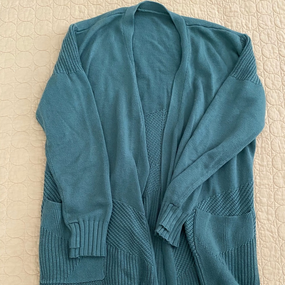 Just bought! Lululemon long cardigan.